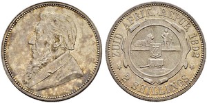 1 Флорин Южно-Африканская Республика (1910 - ) Серебро Крюгер, Пауль (1825 - 1904)