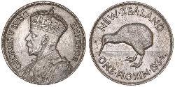 1 Флорін Нова Зеландія Срібло Георг V (1865-1936)