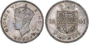 1 Флорін Fiji (1970 - ) Срібло Георг VI (1895-1952)
