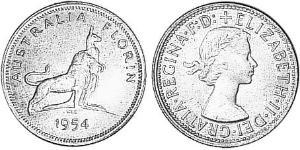 1 Флорін Австралія (1939 - ) Срібло Єлизавета II (1926-2022)