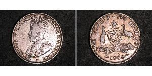 1 Флорін Австралія (1939 - ) Срібло Георг V (1865-1936)