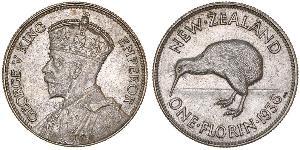 1 Флорін Нова Зеландія Срібло Георг V (1865-1936)