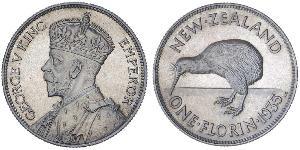 1 Флорін Нова Зеландія Срібло Георг V (1865-1936)