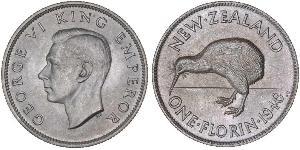 1 Флорін Нова Зеландія Срібло Георг VI (1895-1952)