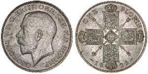 1 Флорін Сполучене королівство Великобританії та Ірландії (1801-1922) Срібло Георг V (1865-1936)
