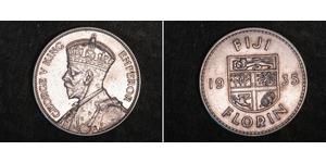 1 Флорін Фіджі Срібло Георг V (1865-1936)