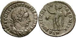 1 Фоллис Римская империя (27BC-395) Бронза Константин I (272 - 337)