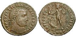 1 Фоллис Римская империя (27BC-395) Бронза Лициний I (265-324)