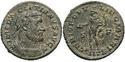 1 Фоллис Римская империя (27BC-395) Бронза Диоклетиан (244-311)