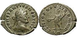 1 Фоллис Римская империя (27BC-395) Бронза Константин I (272 - 337)