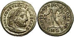 1 Фоллис Римская империя (27BC-395) Бронза Константин I (272 - 337)