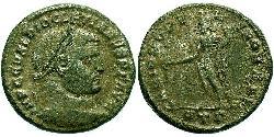 1 Фоллис Римская империя (27BC-395) Бронза Диоклетиан (244-311)