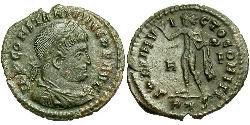 1 Фоллис Римская империя (27BC-395) Бронза Константин I (272 - 337)