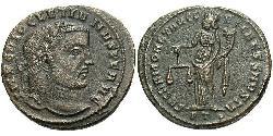 1 Фоллис Римская империя (27BC-395) Бронза Диоклетиан (244-311)