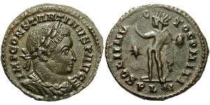 1 Фоллис Римская империя (27BC-395) Бронза Константин I (272 - 337)