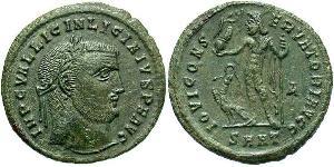 1 Фоллис Римская империя (27BC-395) Бронза Лициний I (265-324)