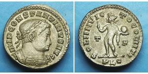 1 Фоллис Римская империя (27BC-395) Бронза Константин I (272 - 337)