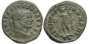 1 Фоллис Римская империя (27BC-395) Бронза Константин I (272 - 337)
