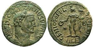 1 Фоллис Римская империя (27BC-395) Бронза Диоклетиан (244-311)