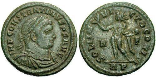 1 Фоллис Римская империя (27BC-395) Бронза Константин I (272 - 337)