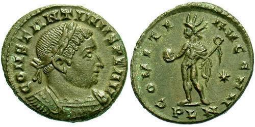 1 Фоллис Римская империя (27BC-395) Бронза Константин I (272 - 337)