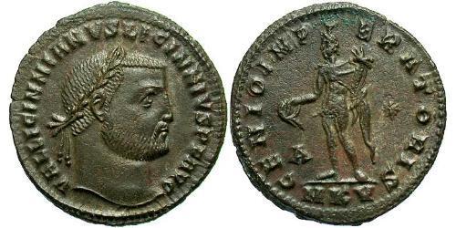 1 Фоллис Римская империя (27BC-395) Бронза Лициний I (265-324)