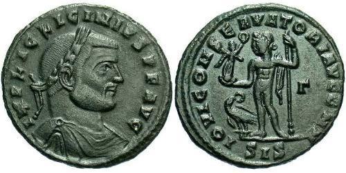 1 Фоллис Римская империя (27BC-395) Бронза Лициний I (265-324)