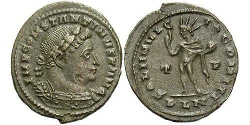 1 Фоллис Римская империя (27BC-395) Бронза Константин I (272 - 337)