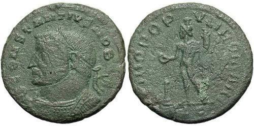 1 Фоллис Римская империя (27BC-395) Бронза Константин I (272 - 337)