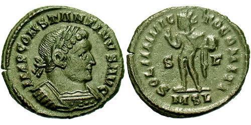 1 Фоллис Римская империя (27BC-395) Бронза Константин I (272 - 337)