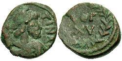 1 Фоллис /  AE4 Западная Римская империя (285-476) Бронза Валентиниан III (419-455)