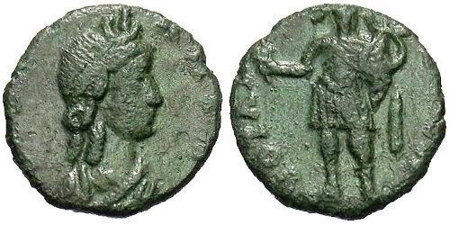 1 Фоллис /  AE4 Римская республика (509BC-27BC) Бронза 