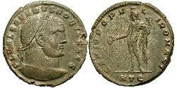 1 Фолліс Західна Римська імперія (285-476) Бронза Severus II (?- 307)