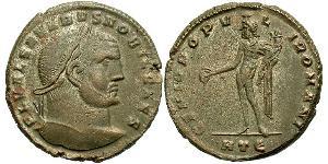 1 Фолліс Західна Римська імперія (285-476) Бронза Severus II (?- 307)