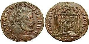 1 Фолліс Західна Римська імперія (285-476) Бронза Максенцій (278-312)