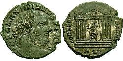 1 Фолліс Римська імперія (27BC-395) Бронза Максиміан (250-310)