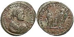 1 Фолліс Римська імперія (27BC-395) Бронза Діоклетіан (244-311)