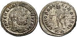 1 Фолліс Римська імперія (27BC-395) Бронза Максиміан (250-310)