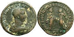 1 Фолліс Римська імперія (27BC-395) Бронза Максиміан (250-310)