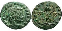 1 Фолліс Римська імперія (27BC-395) Бронза Максимін II (270 - 313)