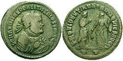 1 Фолліс Римська імперія (27BC-395) Бронза Максиміан (250-310)