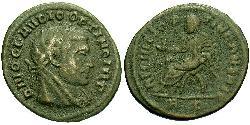 1 Фолліс Римська імперія (27BC-395) Бронза Клавдій II  (213-270)