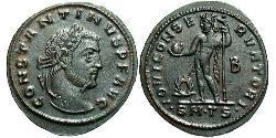 1 Фолліс Римська імперія (27BC-395) Бронза Костянтин I (272 - 337)