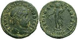 1 Фолліс Римська імперія (27BC-395) Бронза Максимін II (270 - 313)