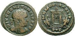 1 Фолліс Римська імперія (27BC-395) Бронза Костянтин I (272 - 337)