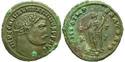 1 Фолліс Римська імперія (27BC-395) Бронза Максимін II (270 - 313)