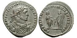 1 Фолліс Римська імперія (27BC-395) Бронза Діоклетіан (244-311)