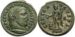 1 Фолліс Римська імперія (27BC-395) Бронза Максимін II (270 - 313)
