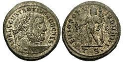 1 Фолліс Римська імперія (27BC-395) Бронза Костянтин I (272 - 337)