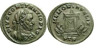 1 Фолліс Римська імперія (27BC-395) Бронза Костянтин I (272 - 337)